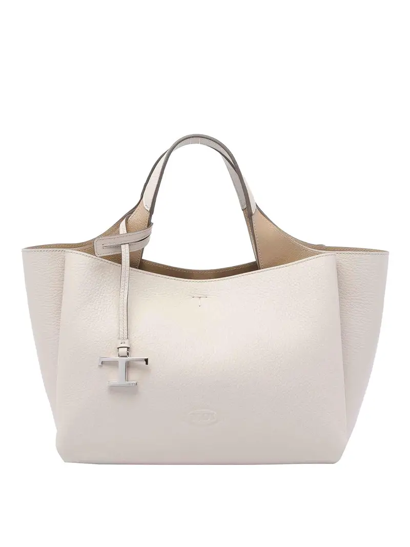 Mini borsa in pelle Bianco