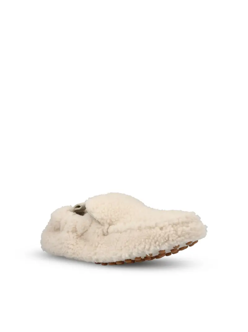 Mocassino Gommino Glove In Shearling BIANCO miniatura 2