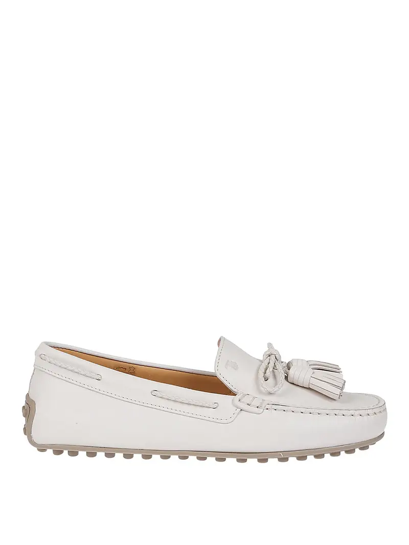 Mocassino in pelle Beige