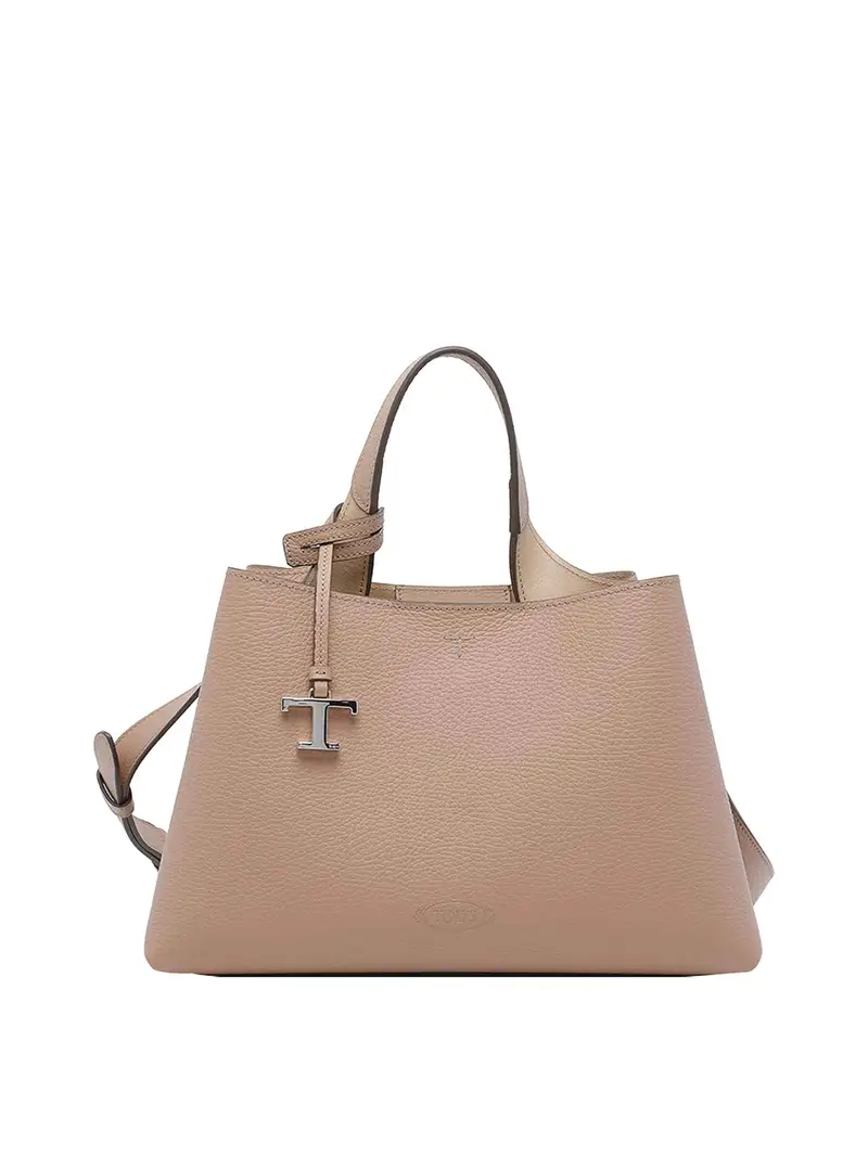 Piccola borsa in pelle Beige