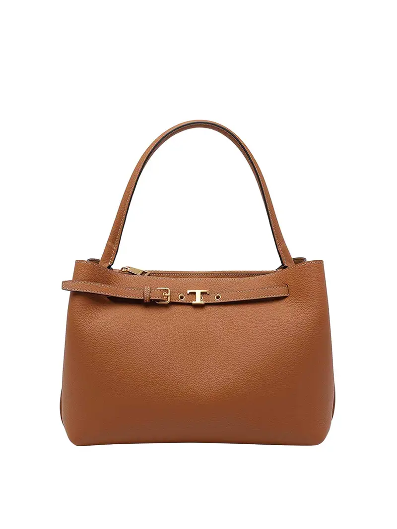 Piccola borsa in pelle Marrone