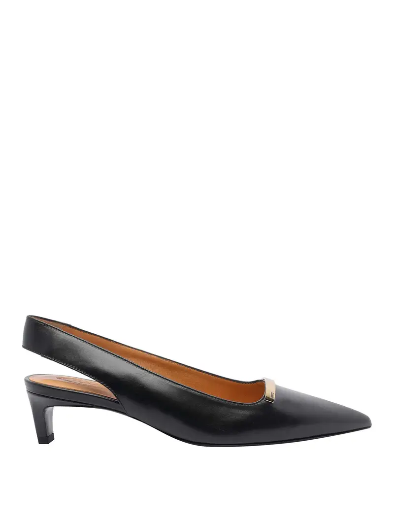 Slingback Decollete Nero