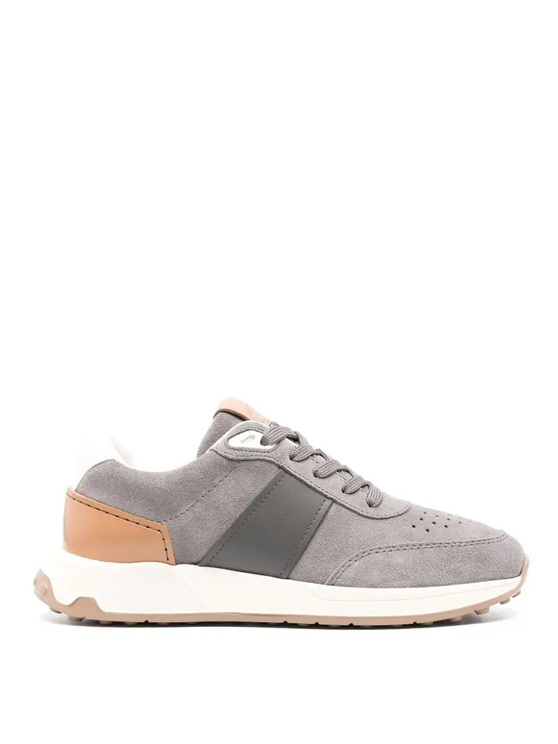 Sneaker in pelle scamosciata Grigio