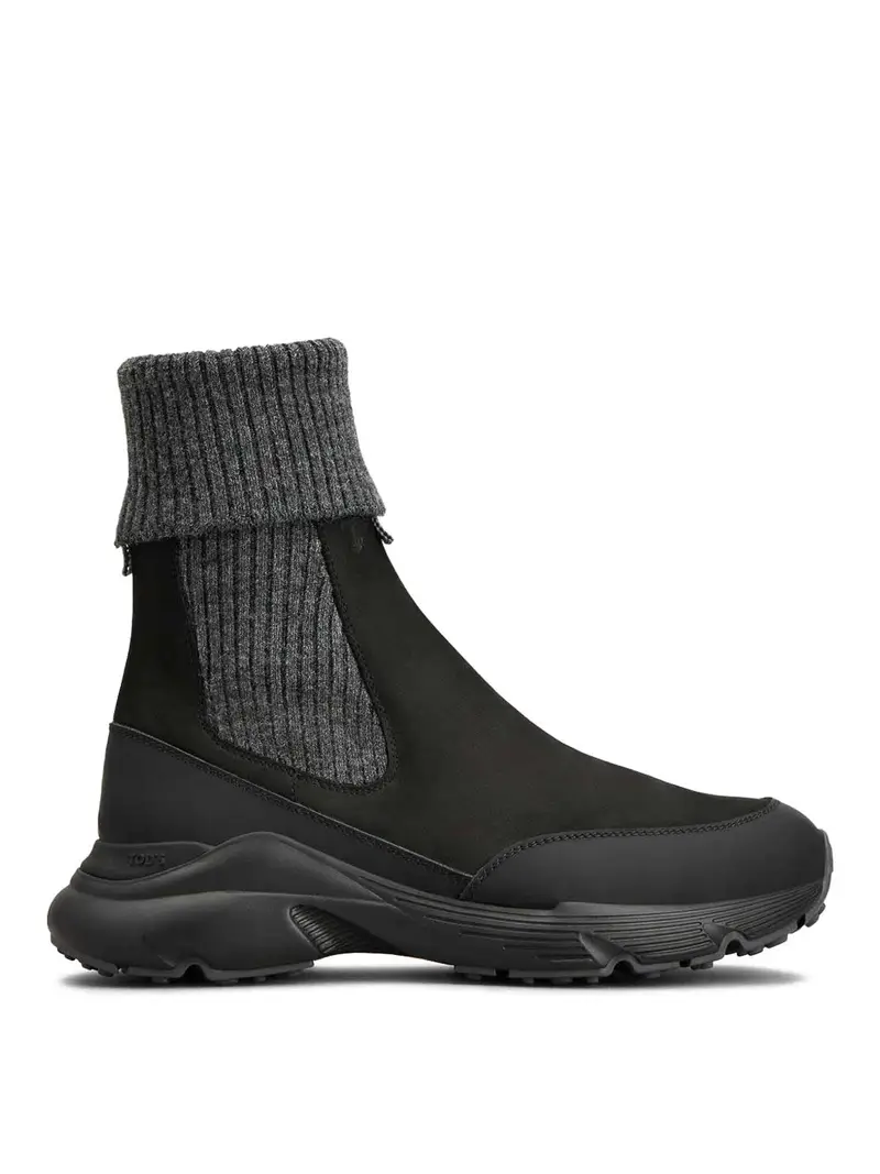 Sneakers Con Design A Inserti Nero