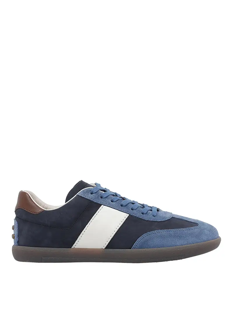 Sneakers con linguette Tods Blu