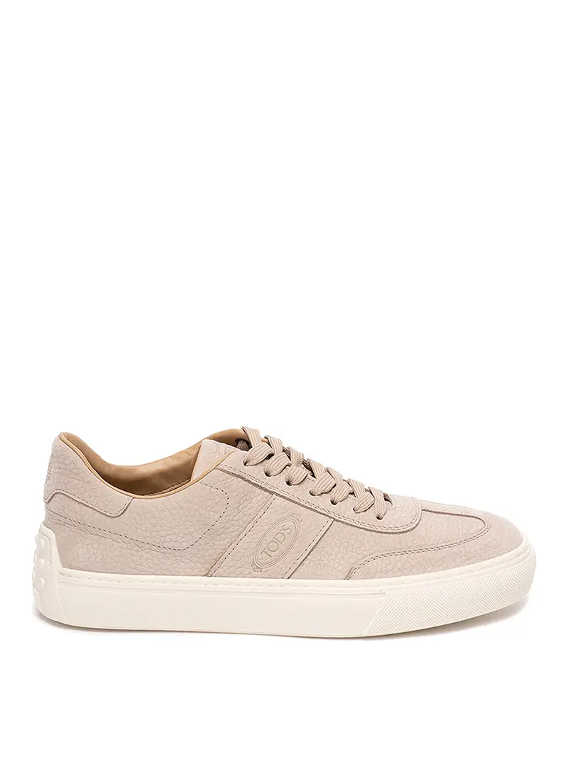 Sneakers in pelle Beige
