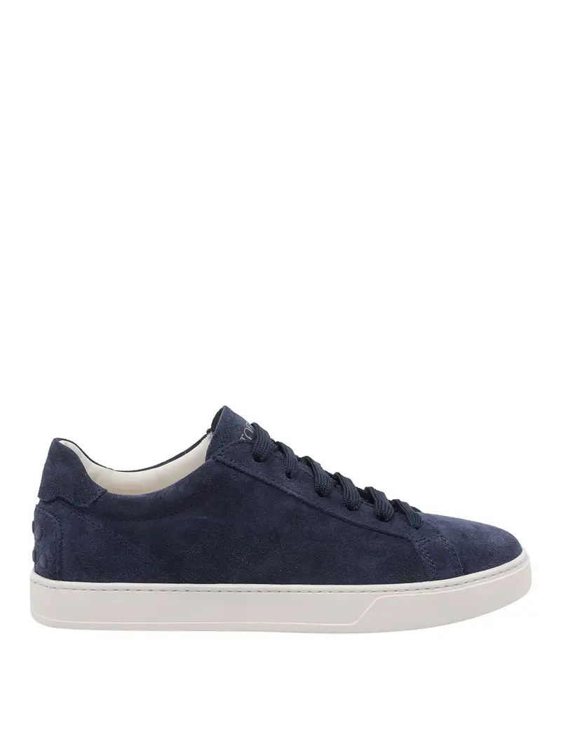 Sneakers in pelle scamosciata Blu