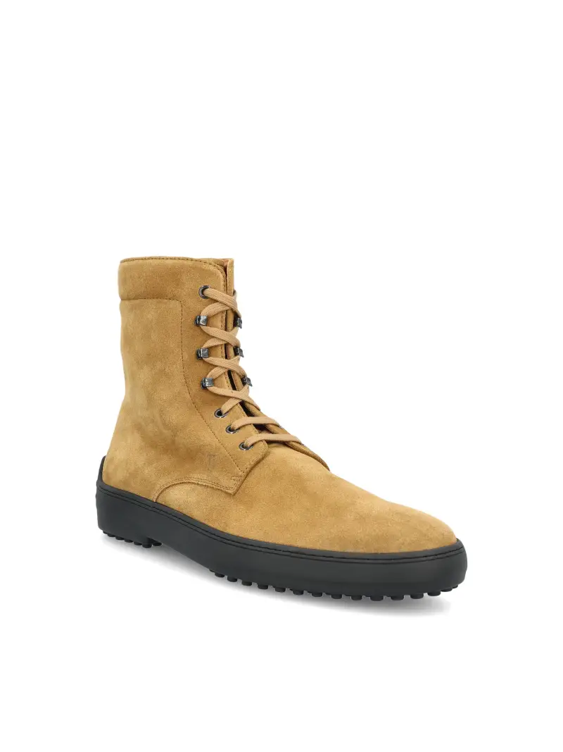 Stivaletto Winter Gommino In Pelle MARRONE miniatura 2