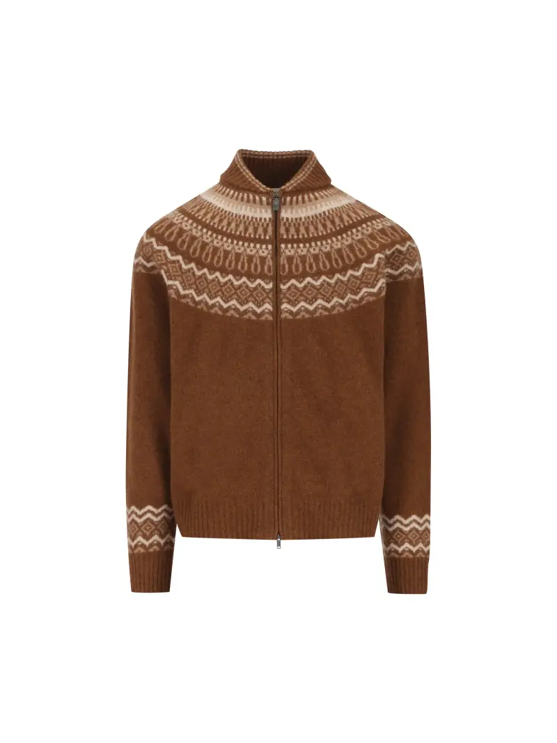 TOD Bomber In Lana E Cashmere MARRONE