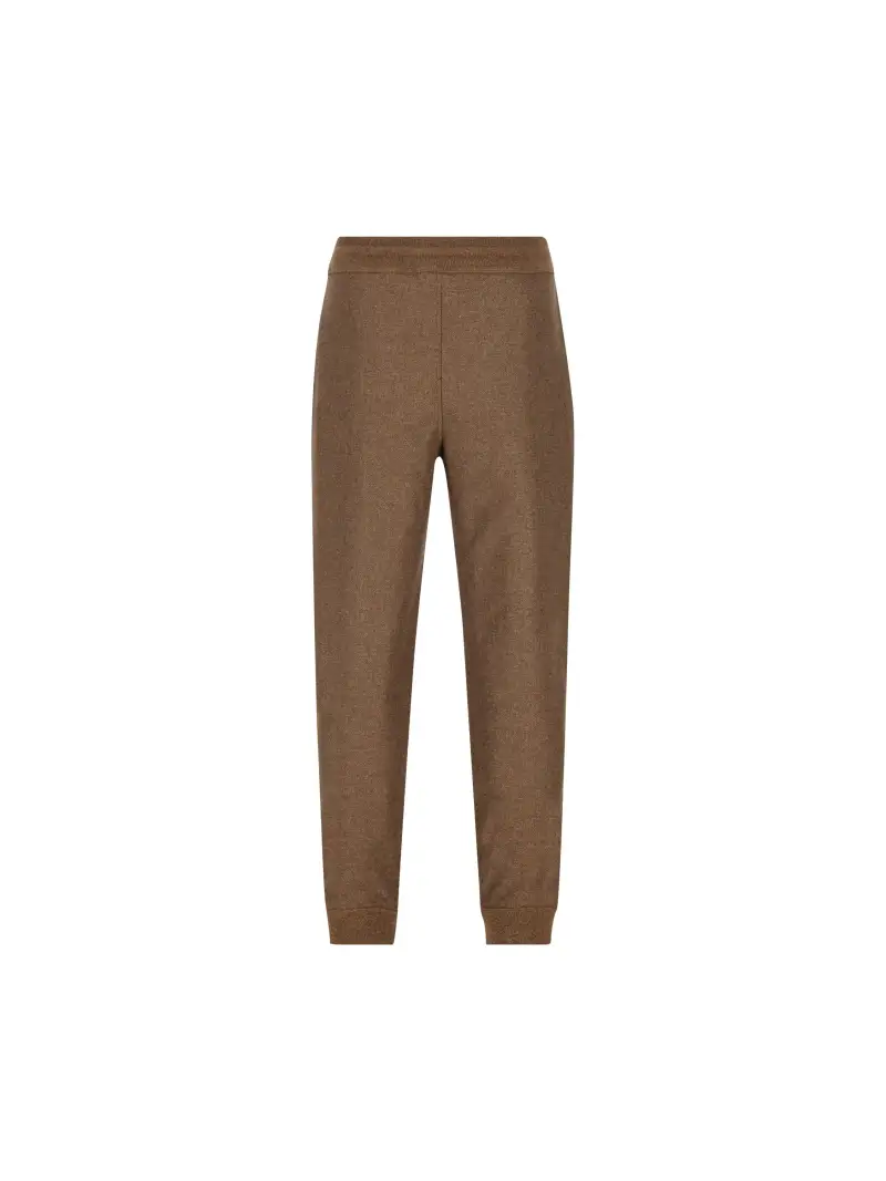 TOD Pantaloni Jogger In Lana MARRONE miniatura 2
