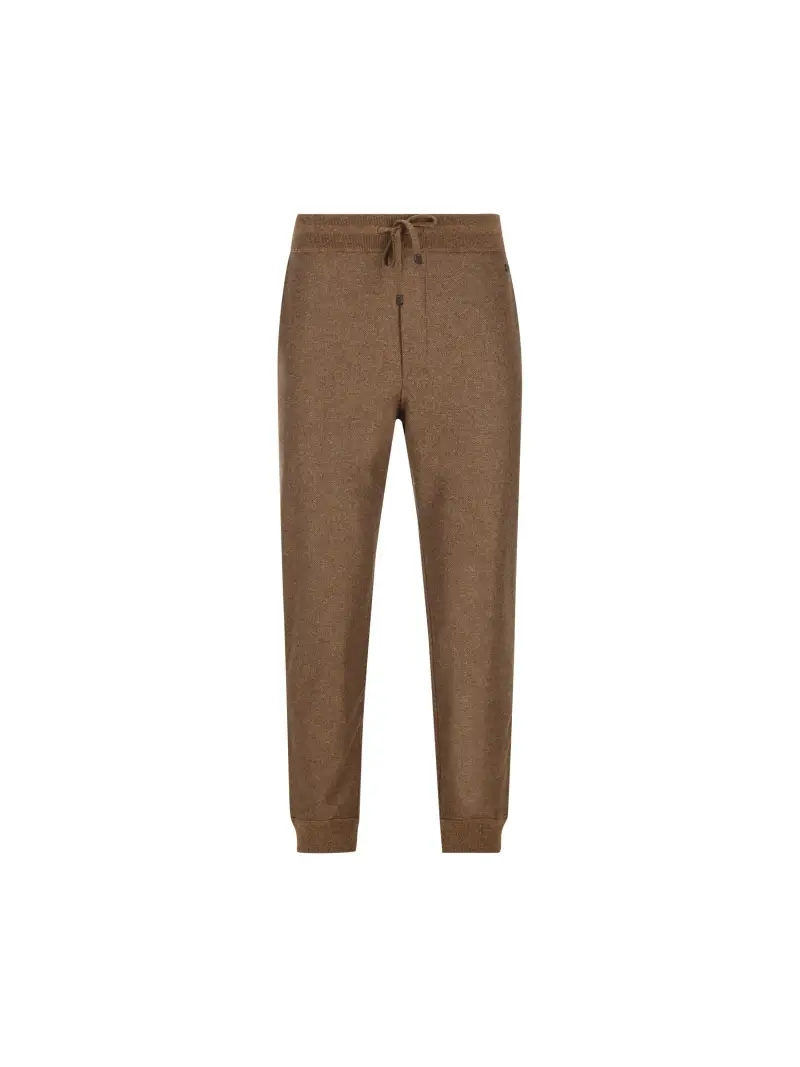 TOD Pantaloni Jogger In Lana MARRONE