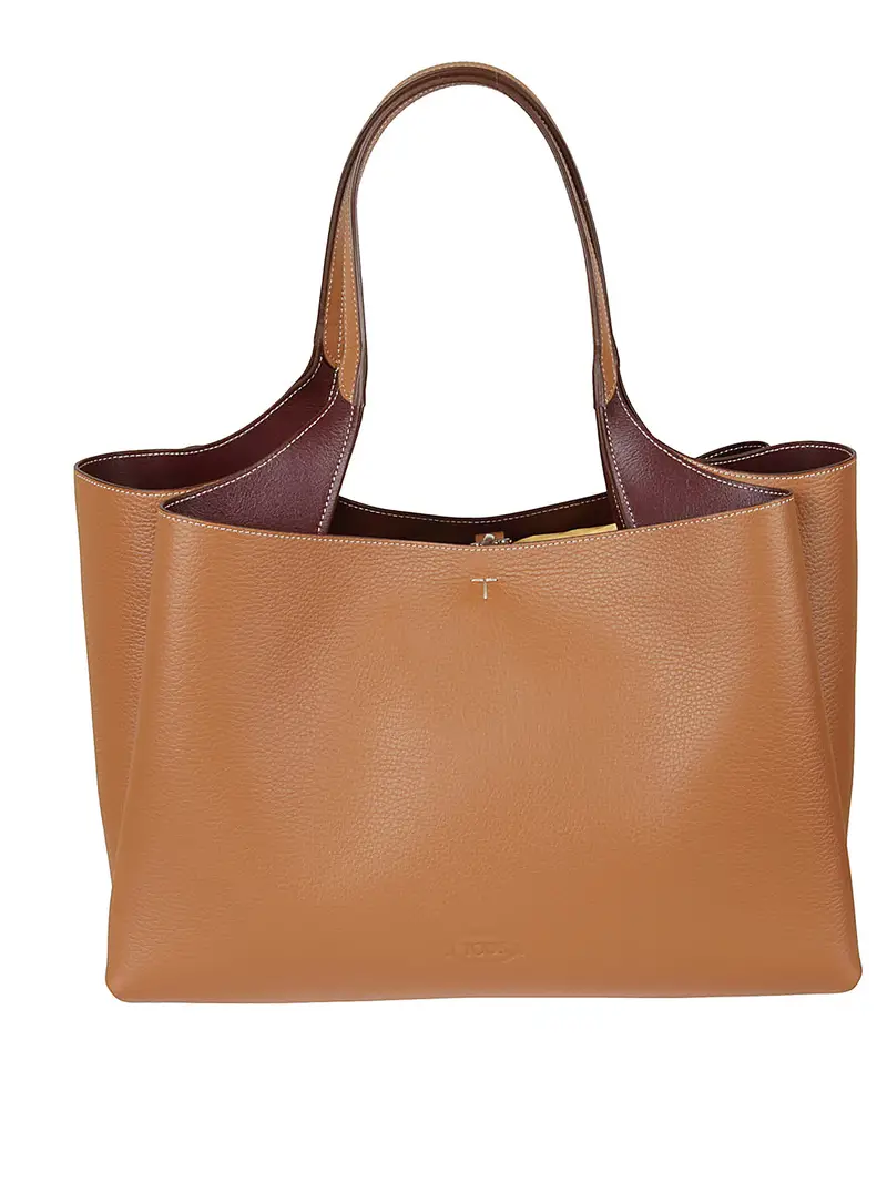 Tote in pelle Marrone
