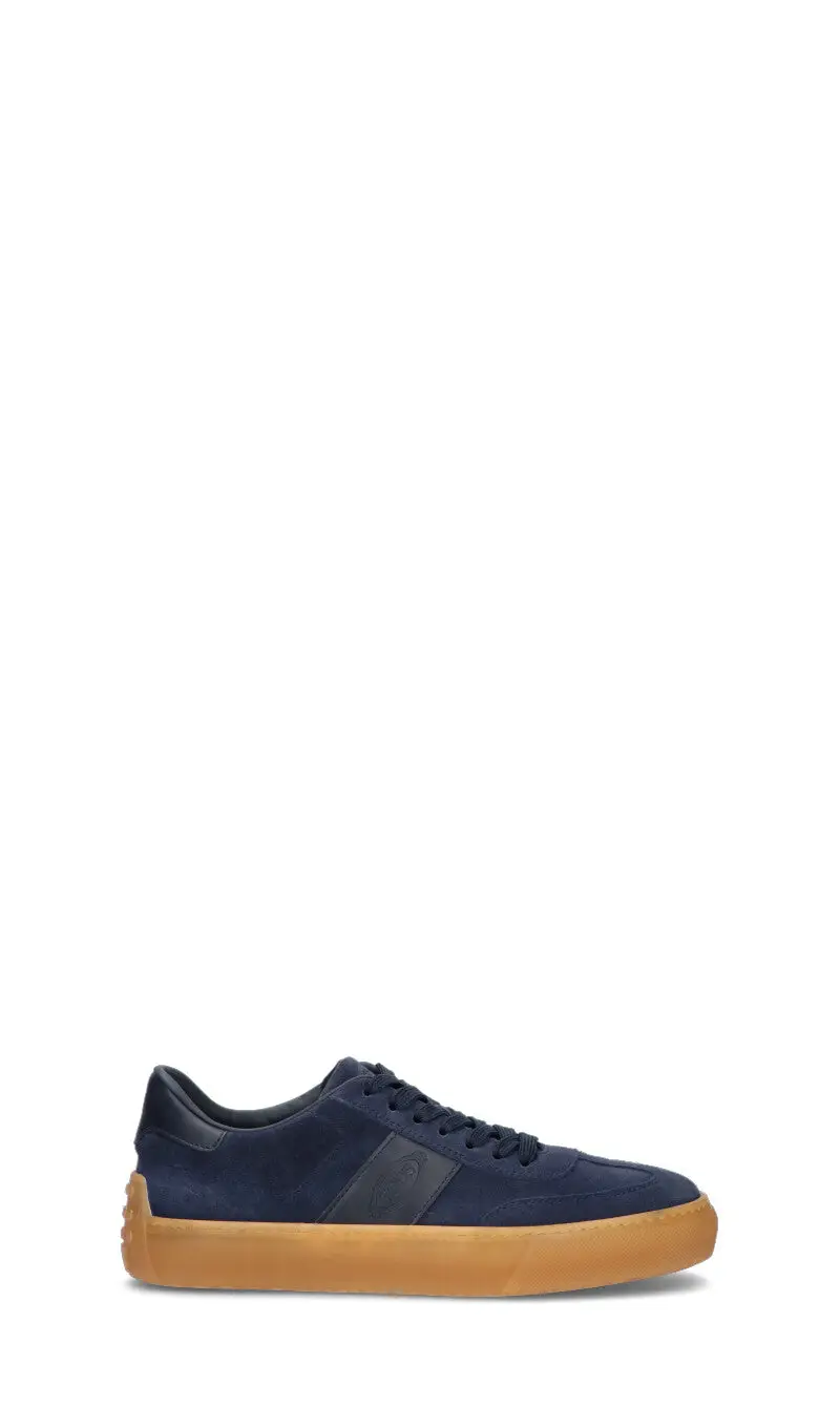 Sneaker uomo blu in suede Vario