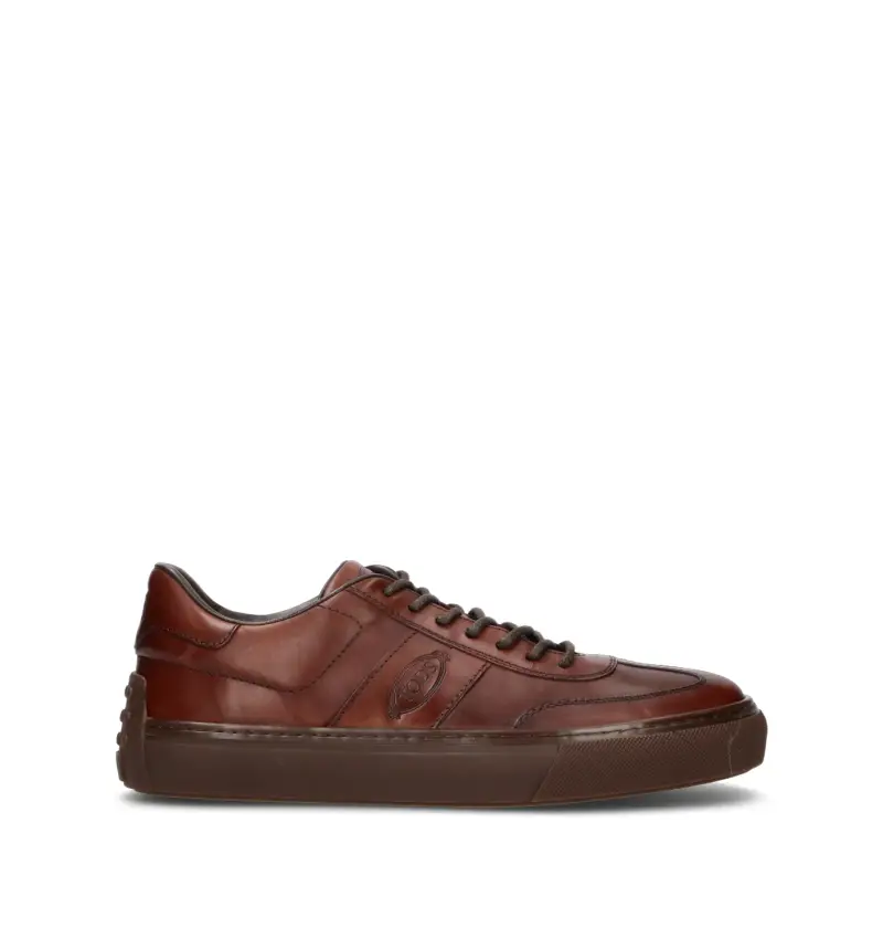 TOD'S Sneaker uomo marrone in pelle Vario
