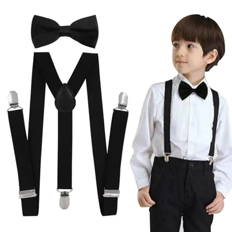 TOKANEIT Bambino Papillon Set Regolabile Nero