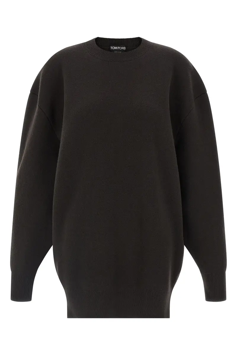 Abito 'Sculptural Double Face' Marrone