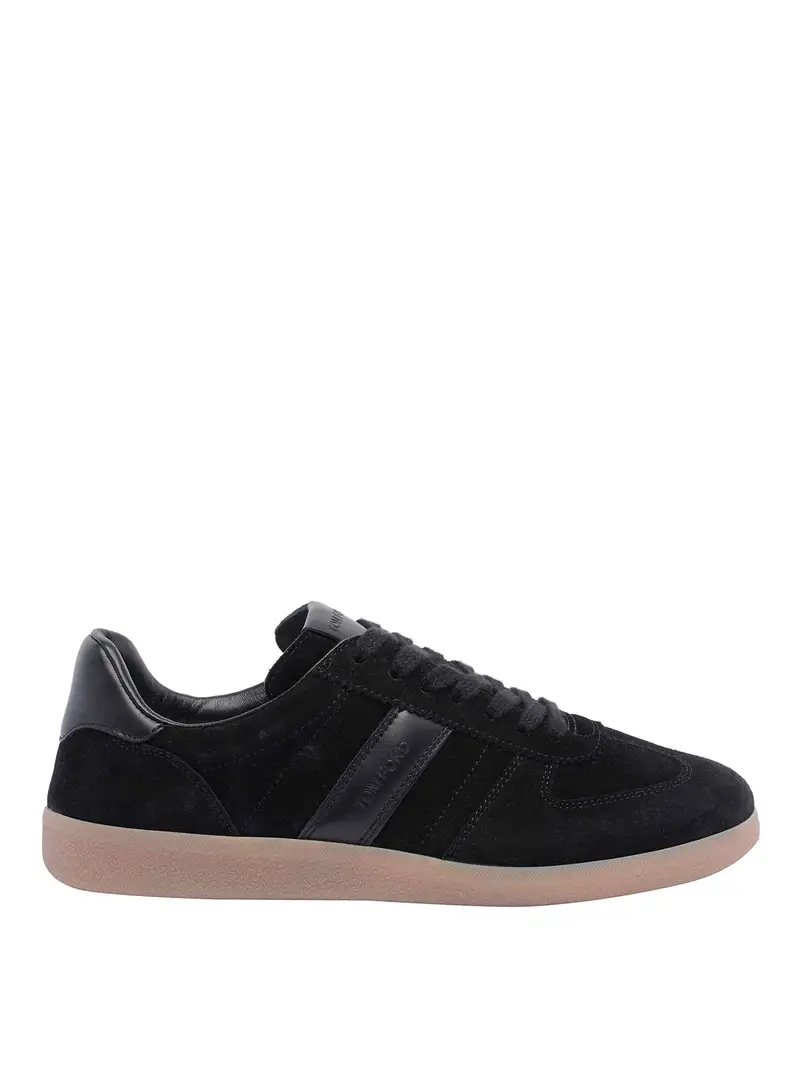 Black t sneaker basse Nero