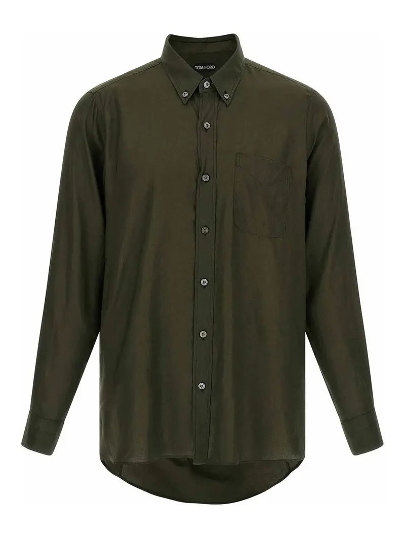Camicia abbottonata Verde