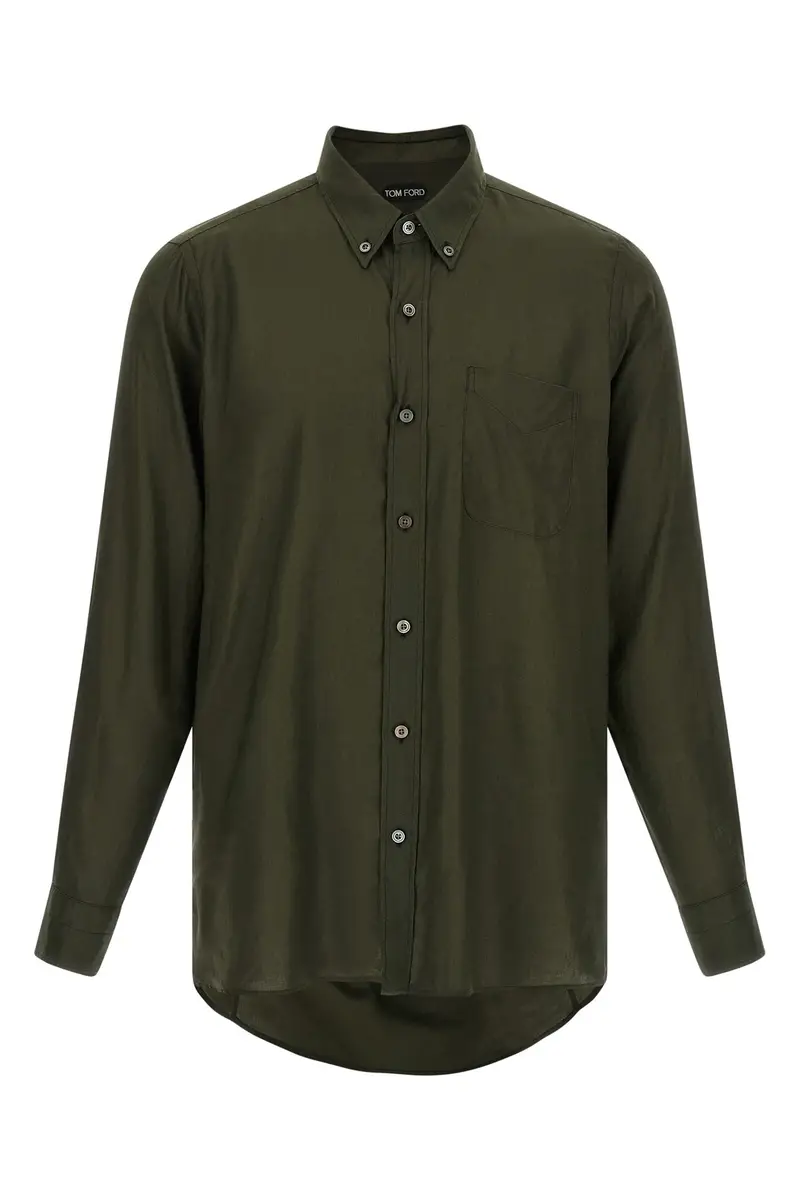 Camicia Botton-Down Verde