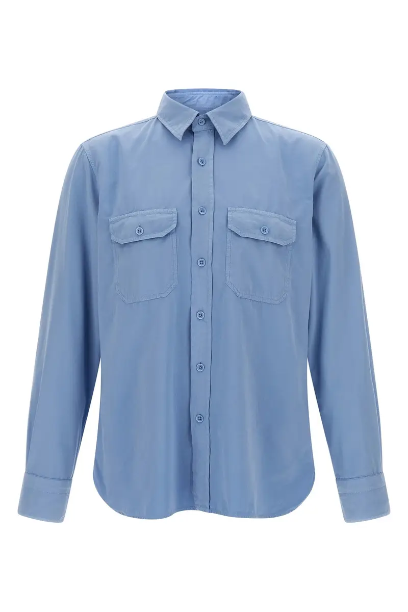 Camicia Faille Azzurro