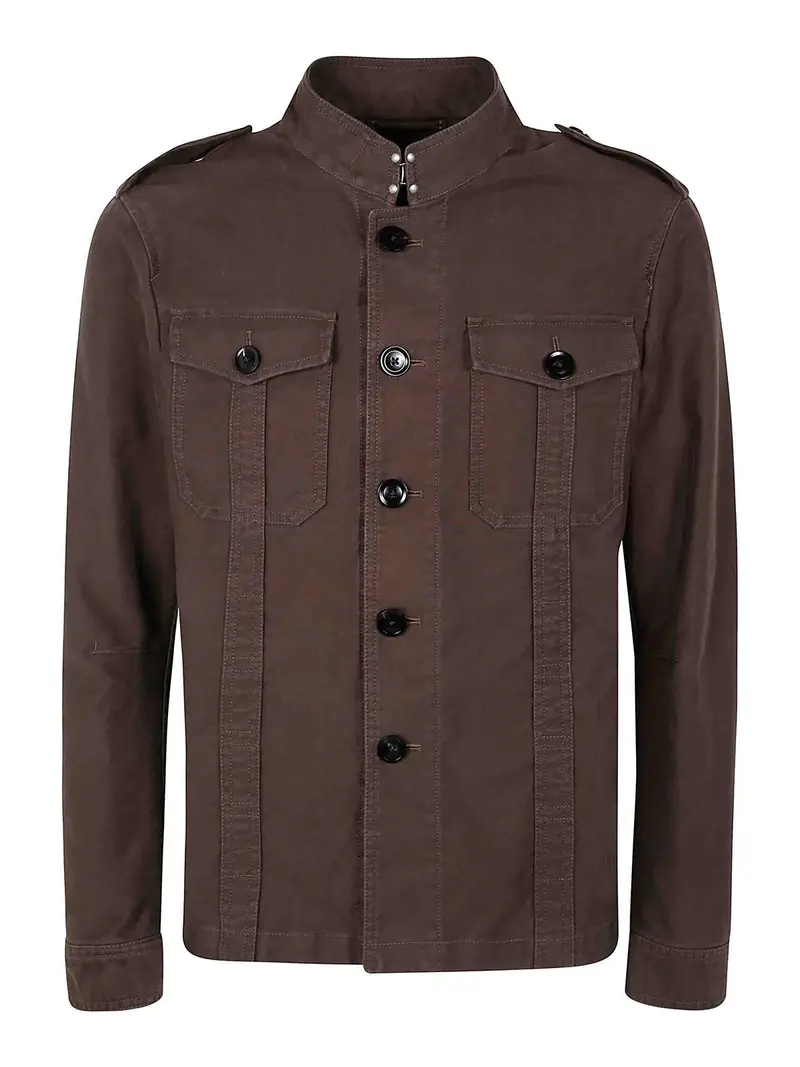 Camicia in cotone Marrone