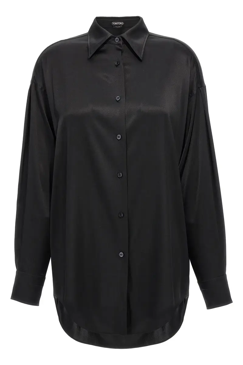 Camicia Seta Nero
