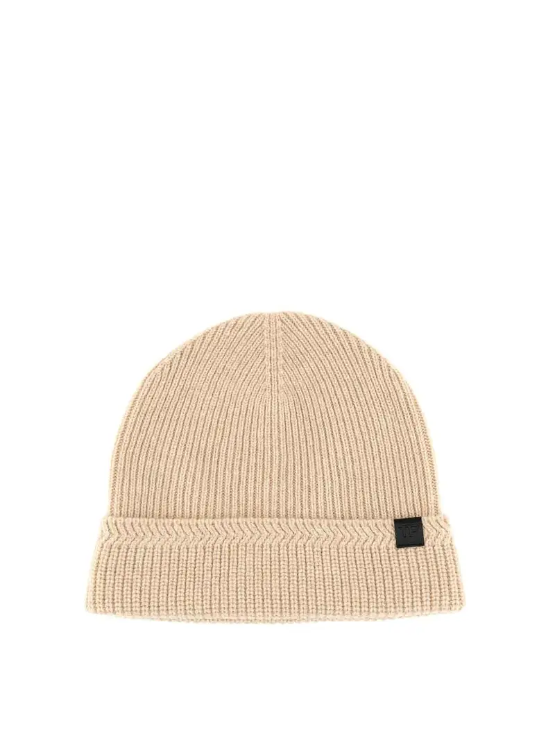 Cappello da berretto cashmere Beige