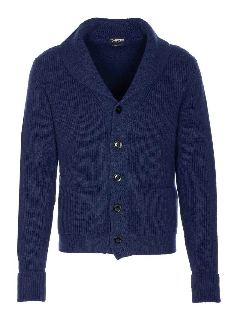 Tom Ford Cardigan Blu 3277318