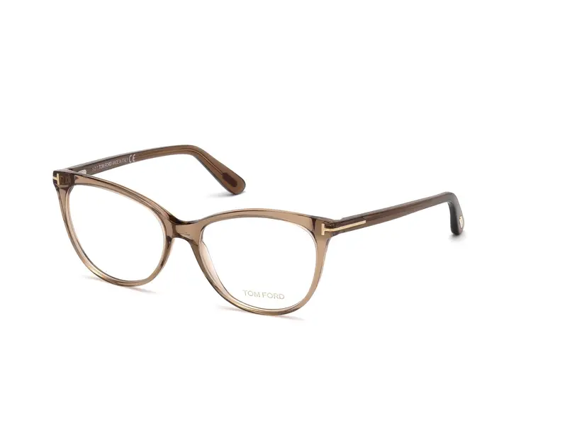 TOM FORD Donna FT5513 45 Montature da vista Acetato Marrone  Geometrica Normale