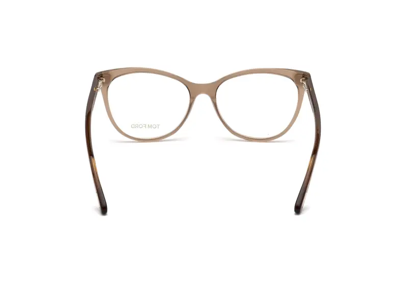 TOM FORD Donna FT5513 45 Montature da vista Acetato Marrone Geometrica Normale miniatura 3