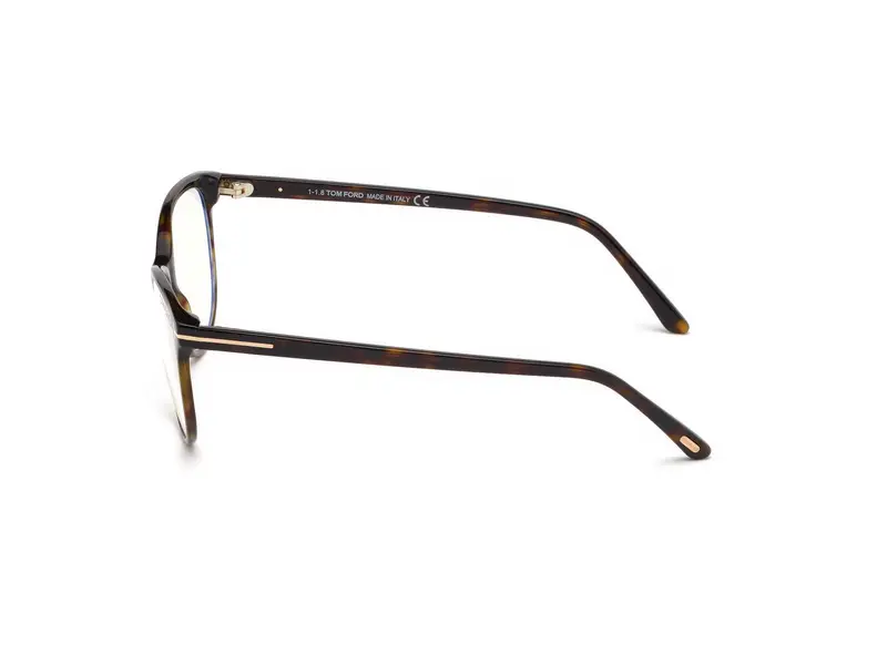 TOM FORD Donna FT5544-B 052 Montature da vista Acetato Havana scuro Cat Eye Anti-luce blu miniatura 2