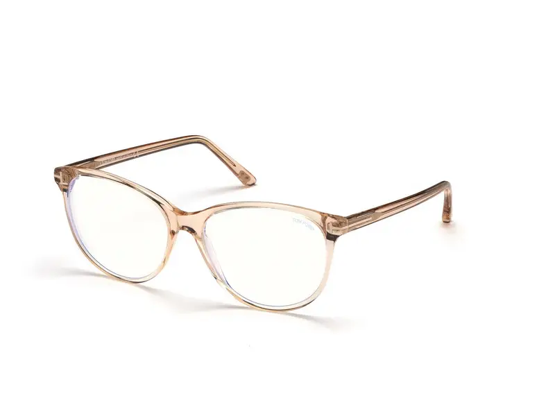 TOM FORD Donna FT5544-B 72 Montature da vista Acetato Rosa Cat Eye Normale