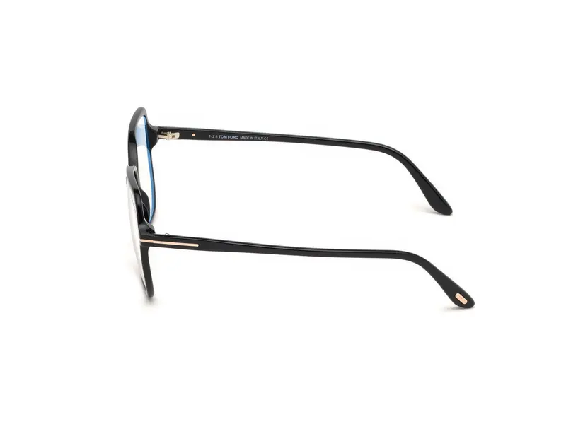 TOM FORD Donna FT5578-B 1 Montature da vista Acetato Nero Geometrica Normale miniatura 2