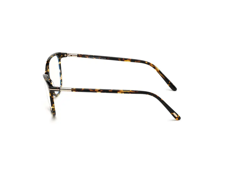 TOM FORD Donna FT5616-B 56 Montature da vista Acetato Havana Squadrata Normale Anti luce blu - per PC miniatura 2