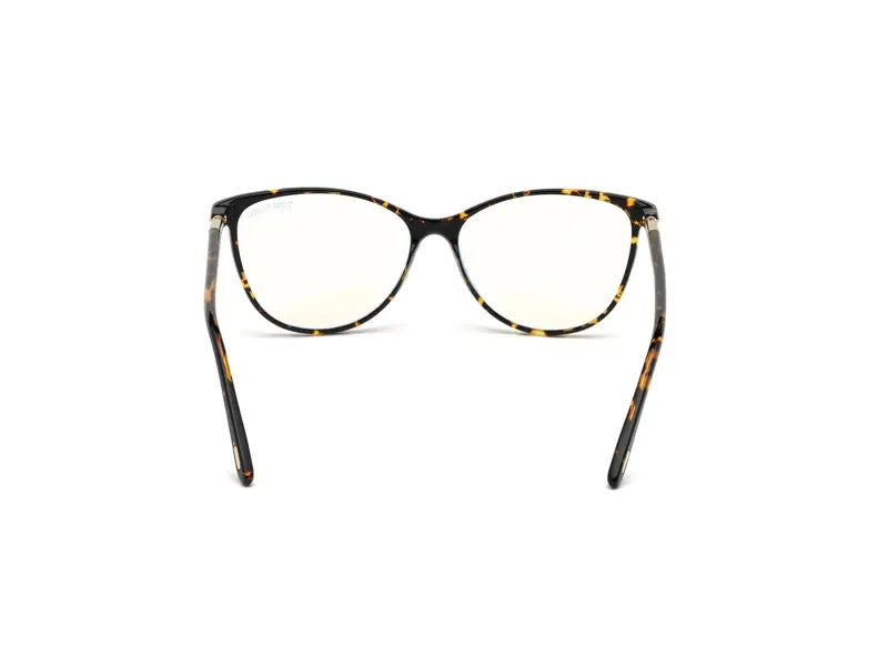 TOM FORD Donna FT5616-B 56 Montature da vista Acetato Havana Squadrata Normale Anti luce blu - per PC miniatura 3