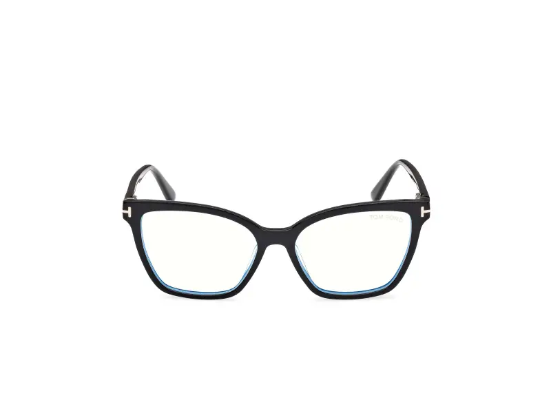 Donna FT5641-B 005 Montature da vista Acetato Nero Farfalla Normale miniatura 2