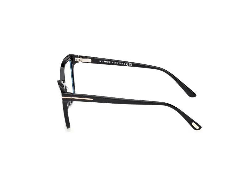 Donna FT5641-B 005 Montature da vista Acetato Nero Farfalla Normale miniatura 3