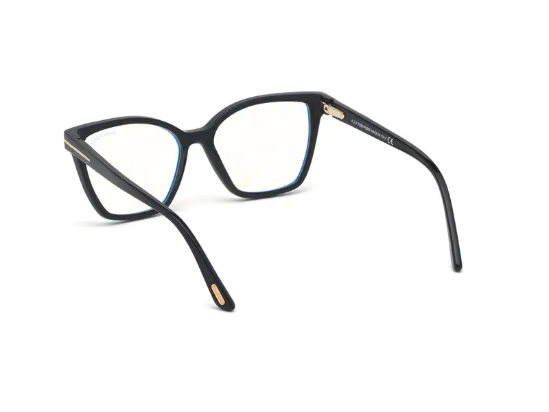 TOM FORD Donna FT5641-B 1 Montature da vista Acetato Nero Squadrata Normale miniatura 3