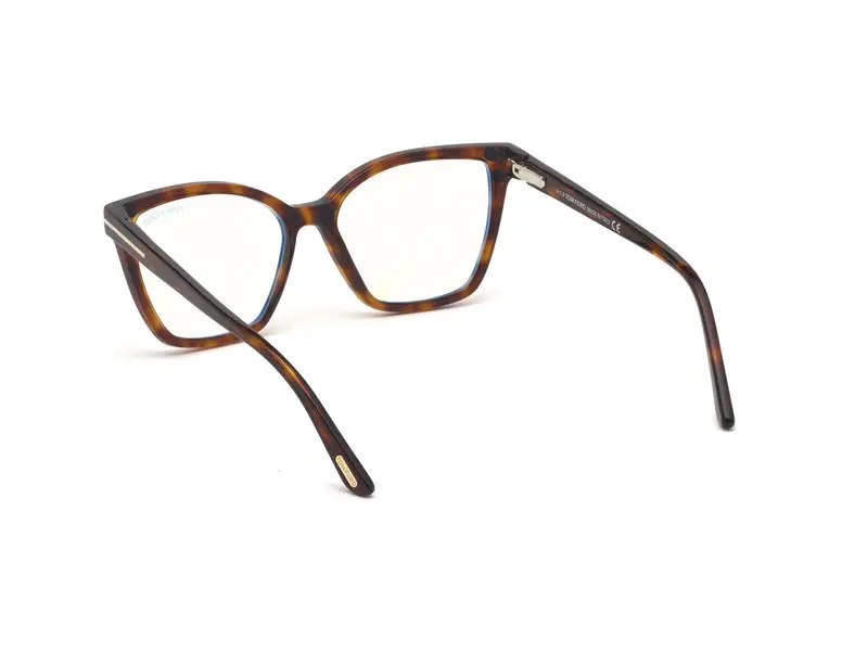 TOM FORD Donna FT5641-B 54 Montature da vista Acetato Havana Squadrata Normale miniatura 3