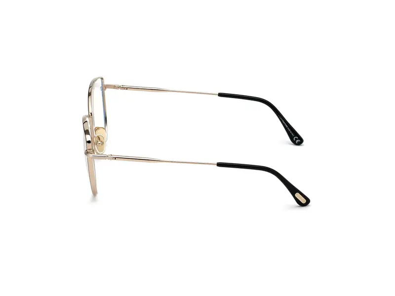 TOM FORD Donna FT5667-B 5 Montature da vista Metallo Nero Cat Eye Normale Anti luce blu - per PC miniatura 2