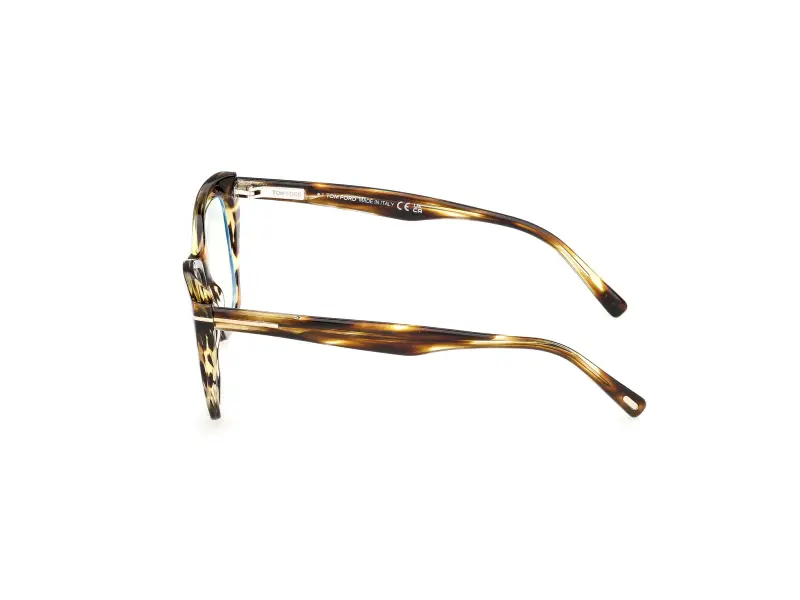 Donna FT5709-B 55A Montature da vista Acetato Havana Cat Eye Normale miniatura 3