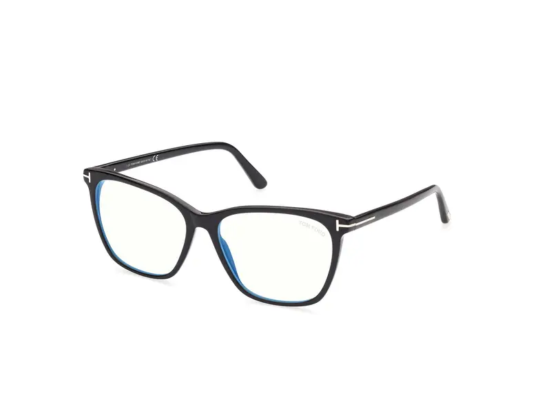 TOM FORD Donna FT5762-B 1 Montature da vista Acetato Nero Squadrata Normale
