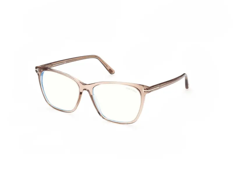 TOM FORD Donna FT5762-B 45 Montature da vista Acetato Marrone Squadrata Normale