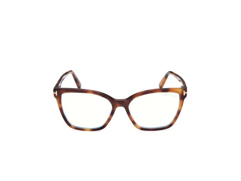 Donna FT5812-B 053 Montature da vista Acetato Havana Farfalla Normale miniatura 2