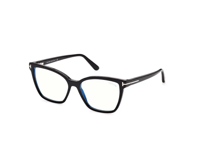 TOM FORD Donna FT5812-B 1 Montature da vista Acetato Nero Farfalla Normale