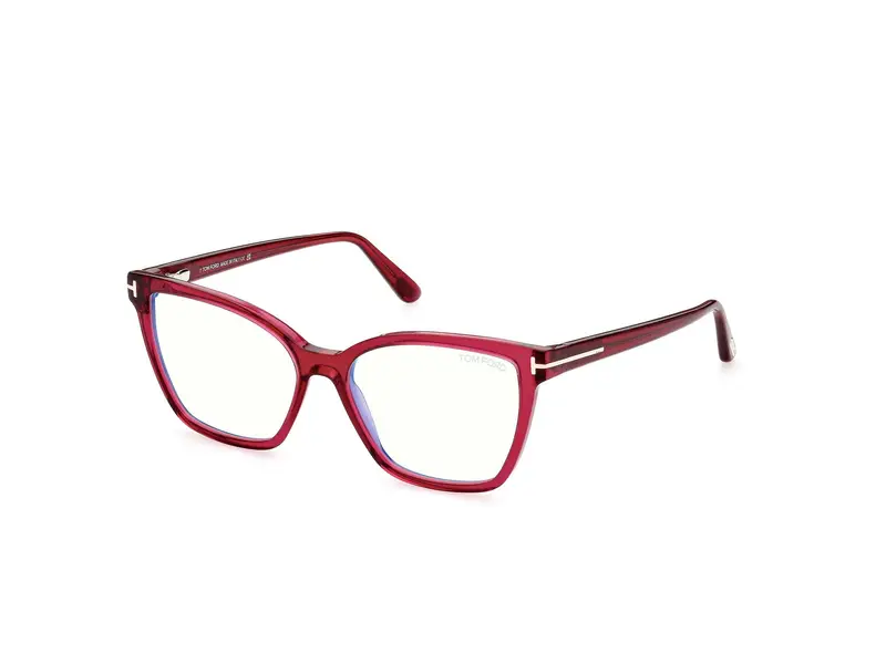 TOM FORD Donna FT5812-B 74 Montature da vista Acetato Rosa Farfalla Normale