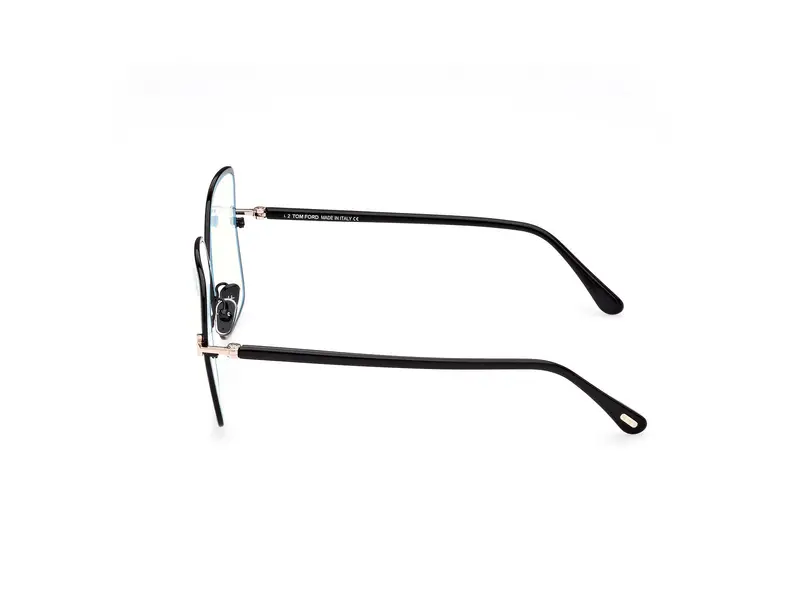 TOM FORD Donna FT5841-B 1 Montature da vista Metallo Nero Farfalla Normale miniatura 2