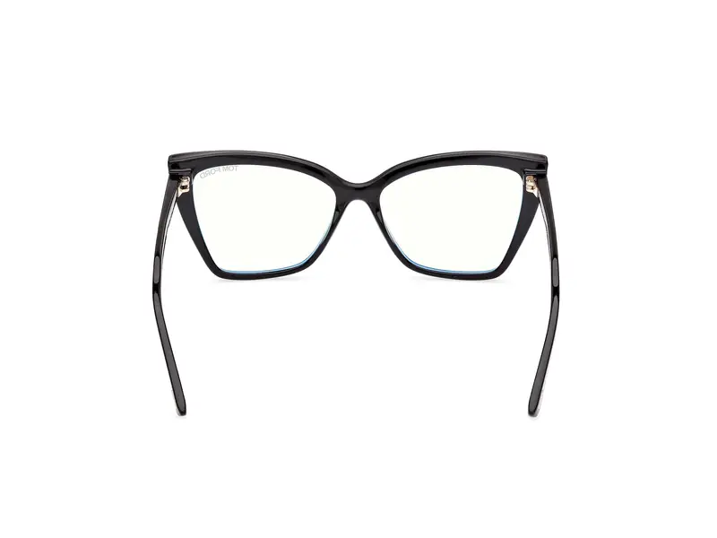 TOM FORD Donna FT5844-B 5 Montature da vista Iniettato Nero Cat Eye Normale miniatura 3