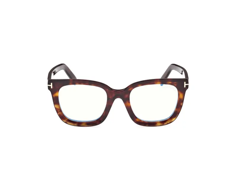 TOM FORD Donna FT5880-B 52 Montature da vista Acetato Havana Squadrata Normale miniatura 2