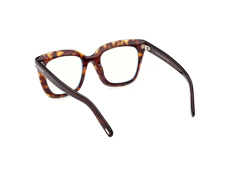 TOM FORD Donna FT5880-B 52 Montature da vista Acetato Havana Squadrata Normale miniatura 3
